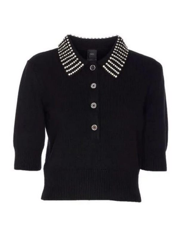 Pinko Pull Col Bateau - Noir