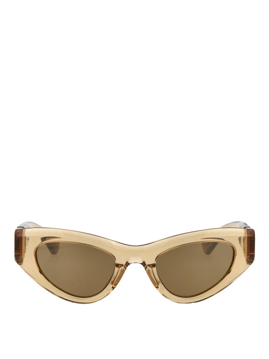 Bottega Veneta Lunettes De Soleil - Marron