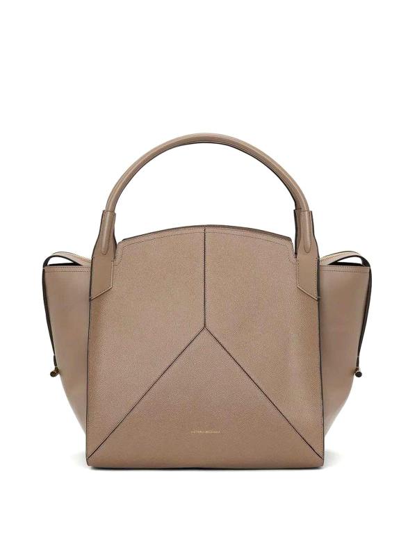 Victoria Beckham Sac Bandoulière - Gris Clair