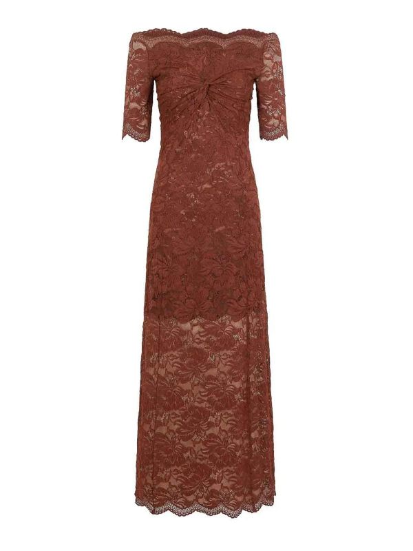 Rabanne Robe Au Genou - Orange