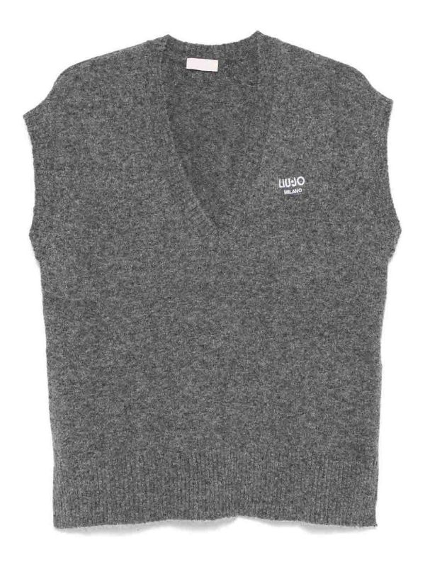 Liu Jo Pull Col Rond - Gris