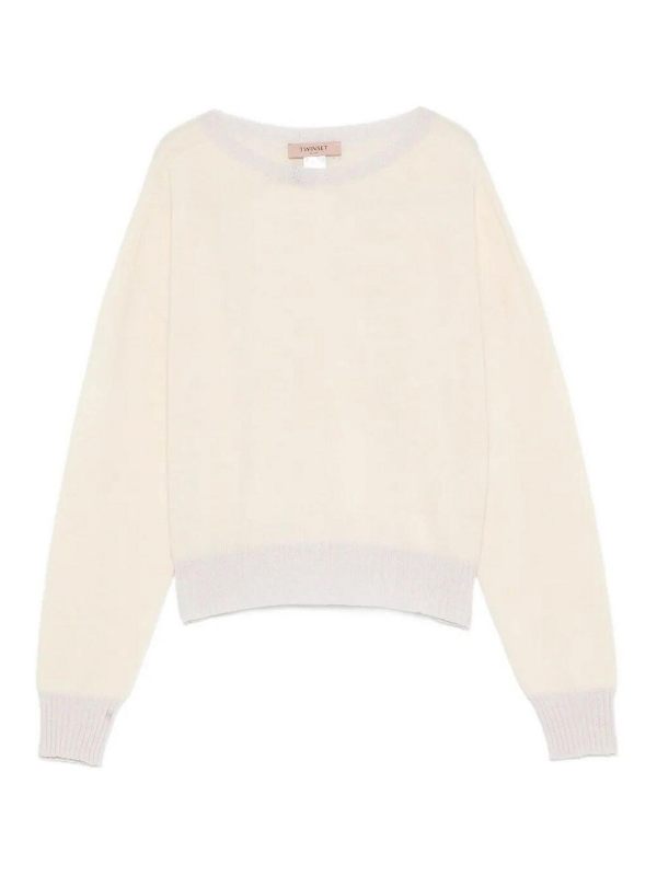 Twinset Pull Col Rond - Or