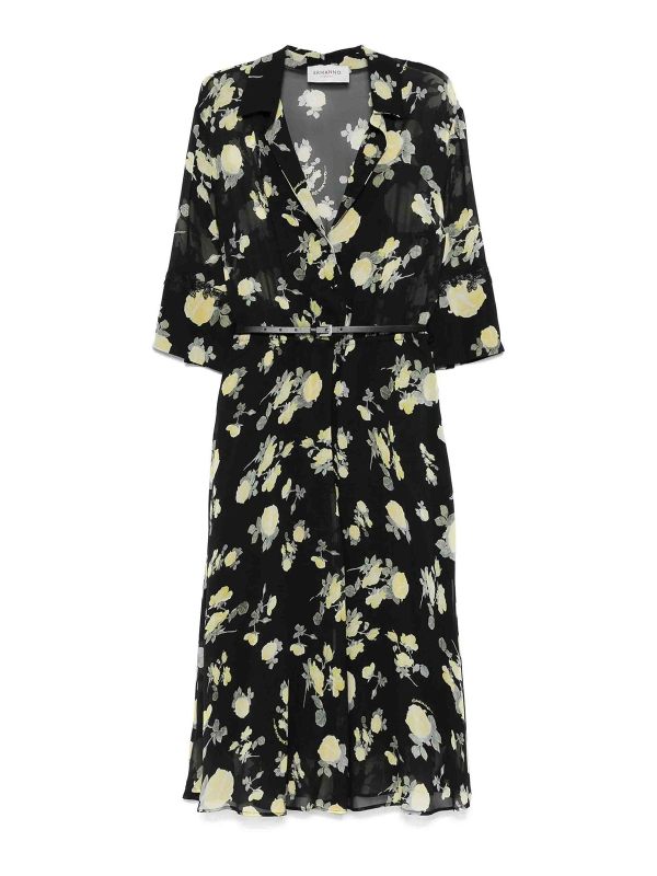 Ermanno Firenze Robe Au Genou - Jaune