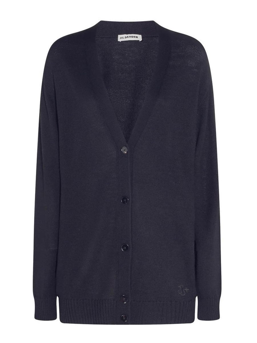 Jil Sander Cardigan - Bleu