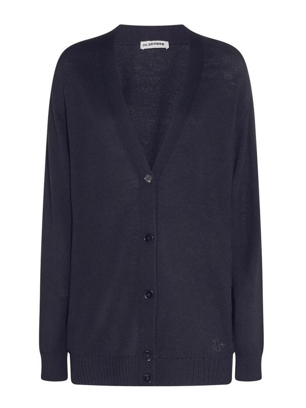 Jil Sander Cardigan - Bleu