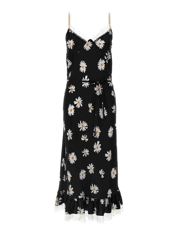 Moschino Robe Au Genou - Noir