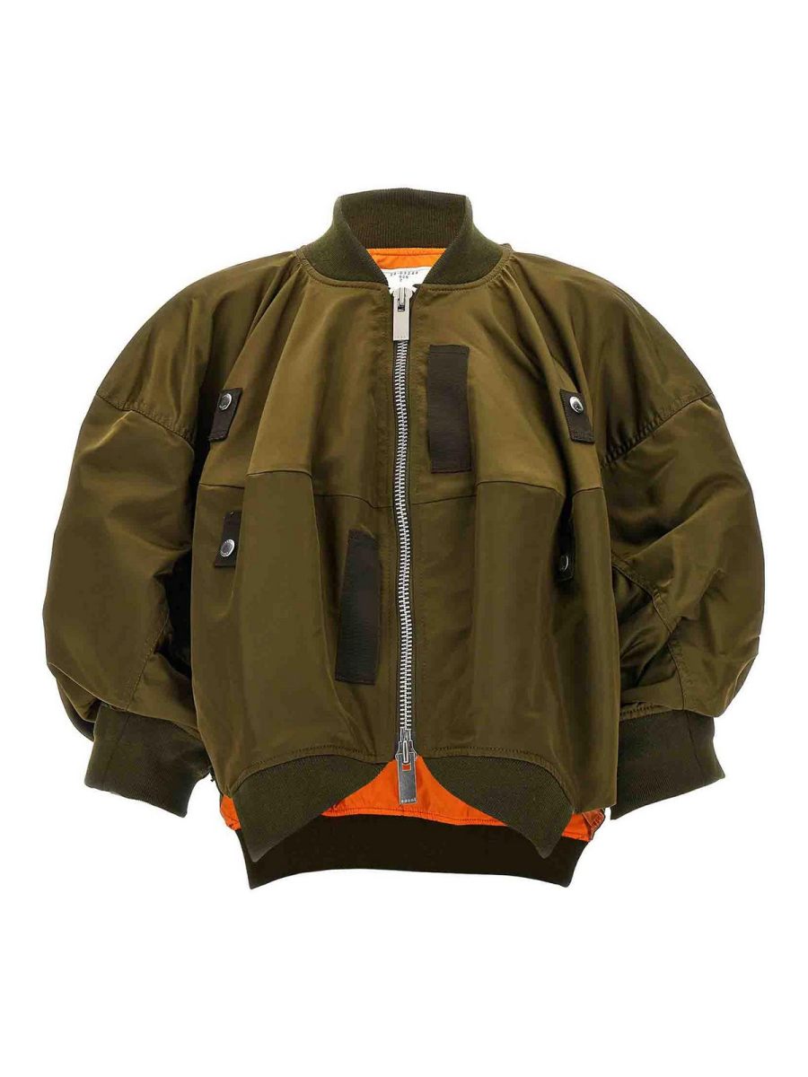 Sacai Bomber - Vert