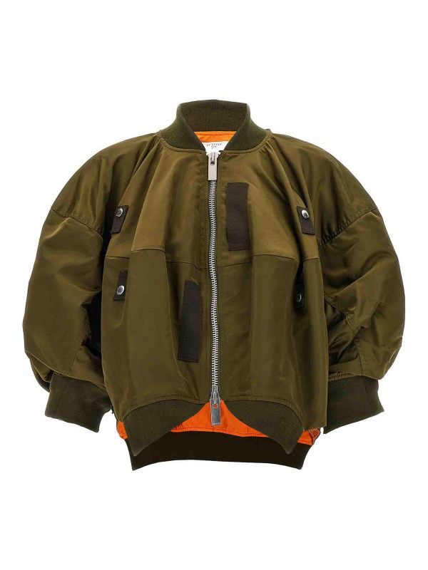 Sacai Bomber - Vert
