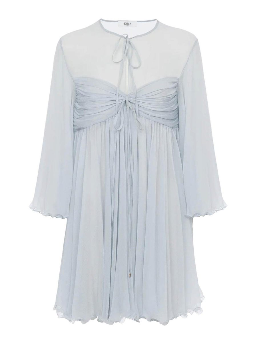 Chloe' Robe Courte - Gris