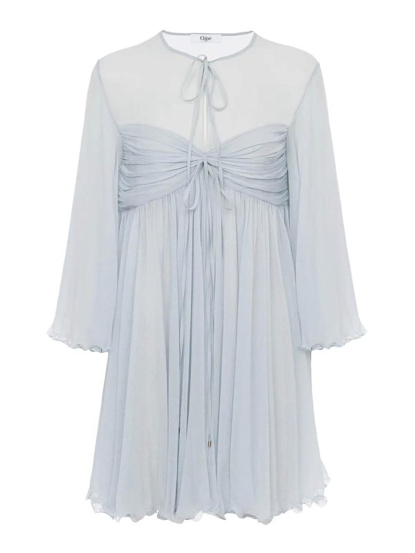 Chloe' Robe Courte - Gris