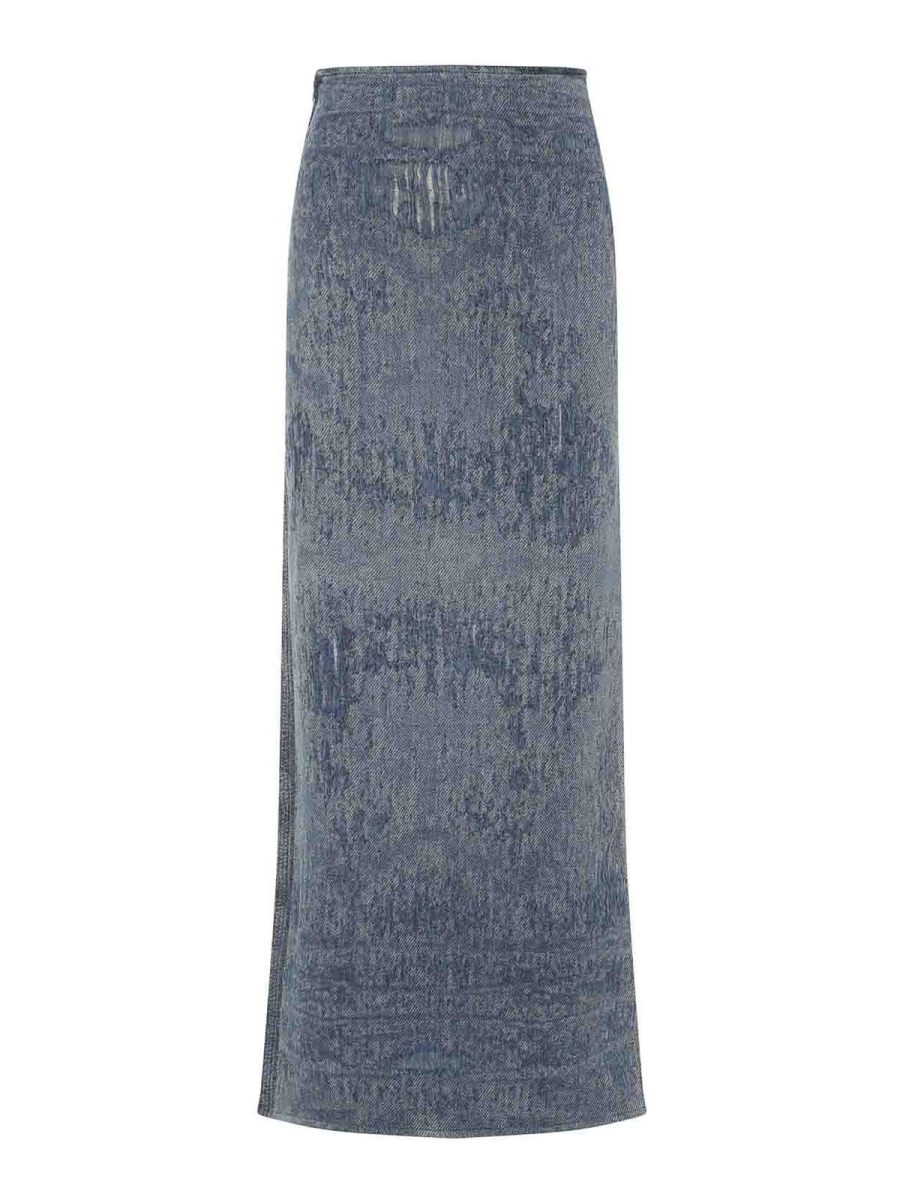 Diesel Jupe Midi - Bleu