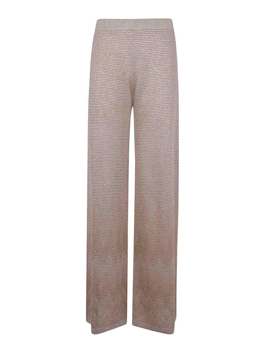 D. Exterior Pantalons Décontractés - Blanc