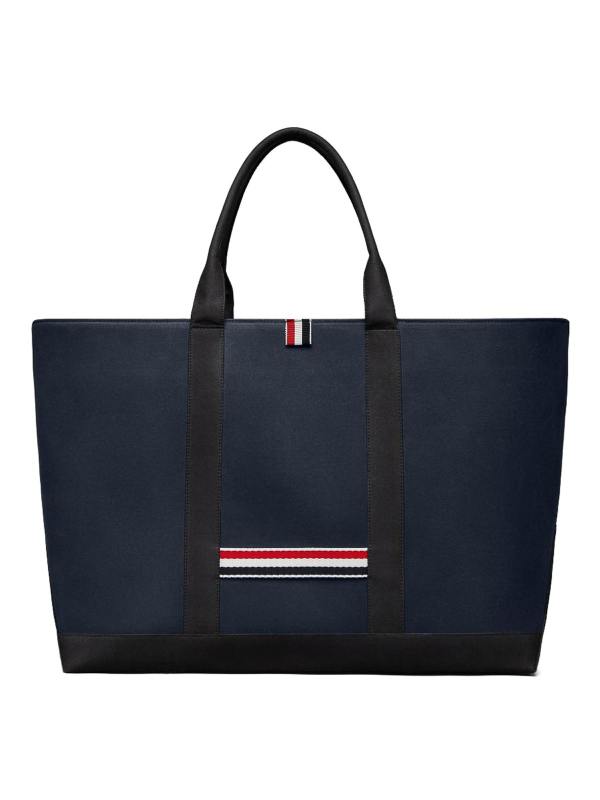 Thom Browne Sac Cabas - Bleu