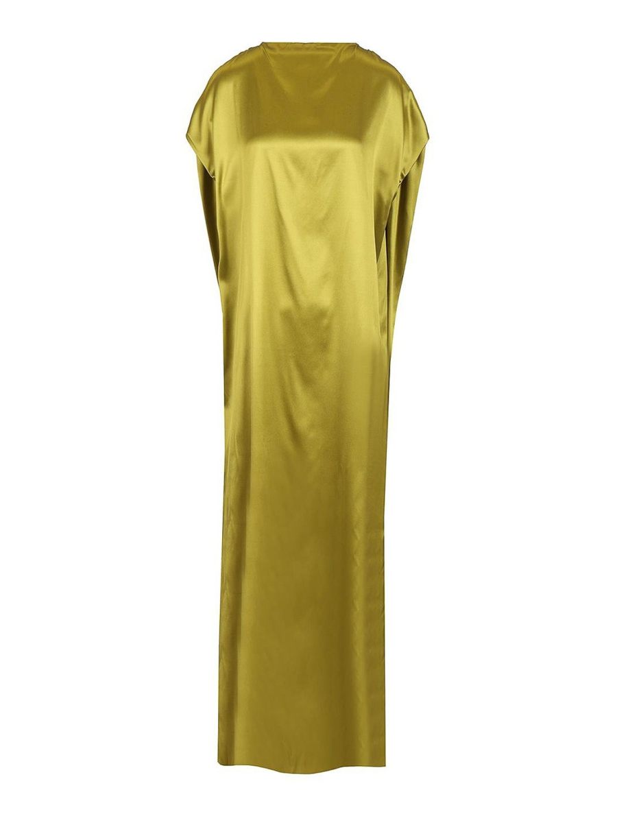 Dries Van Noten Maxi Robe - Vert