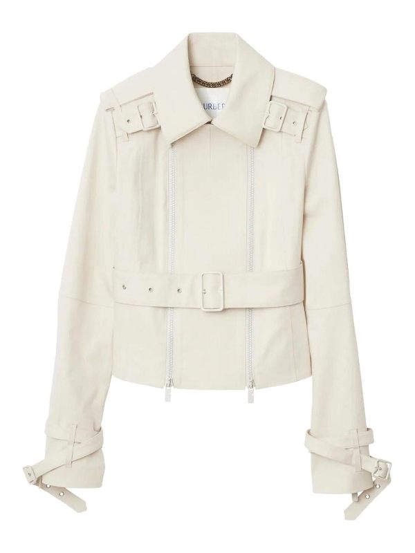 Burberry Veste Casual - Blanc