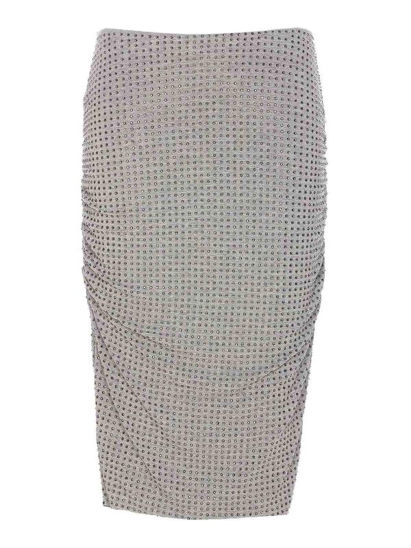 Pinko Jupe Midi - Gris