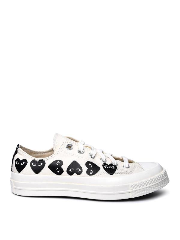 Comme des Garçons Play Baskets - Blanc