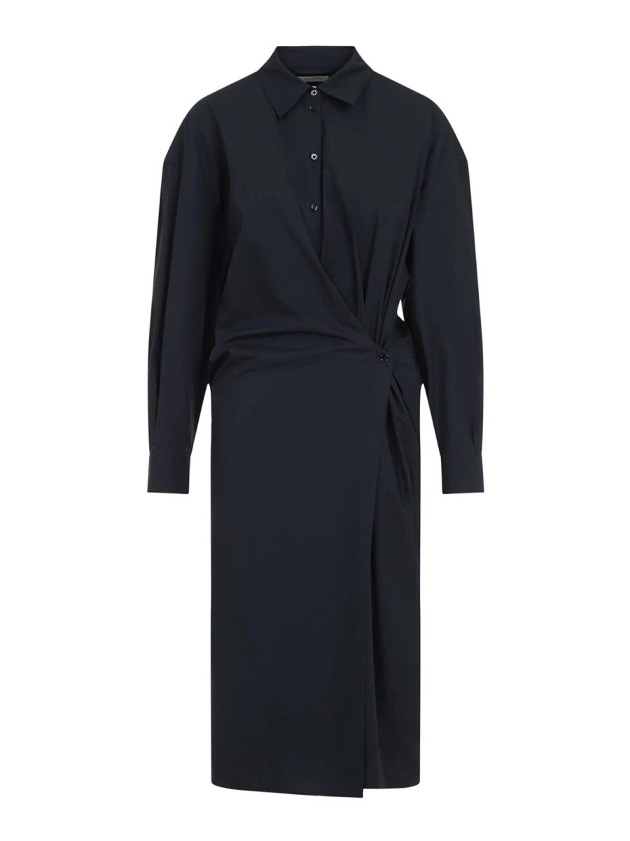Lemaire Robe Au Genou - Noir