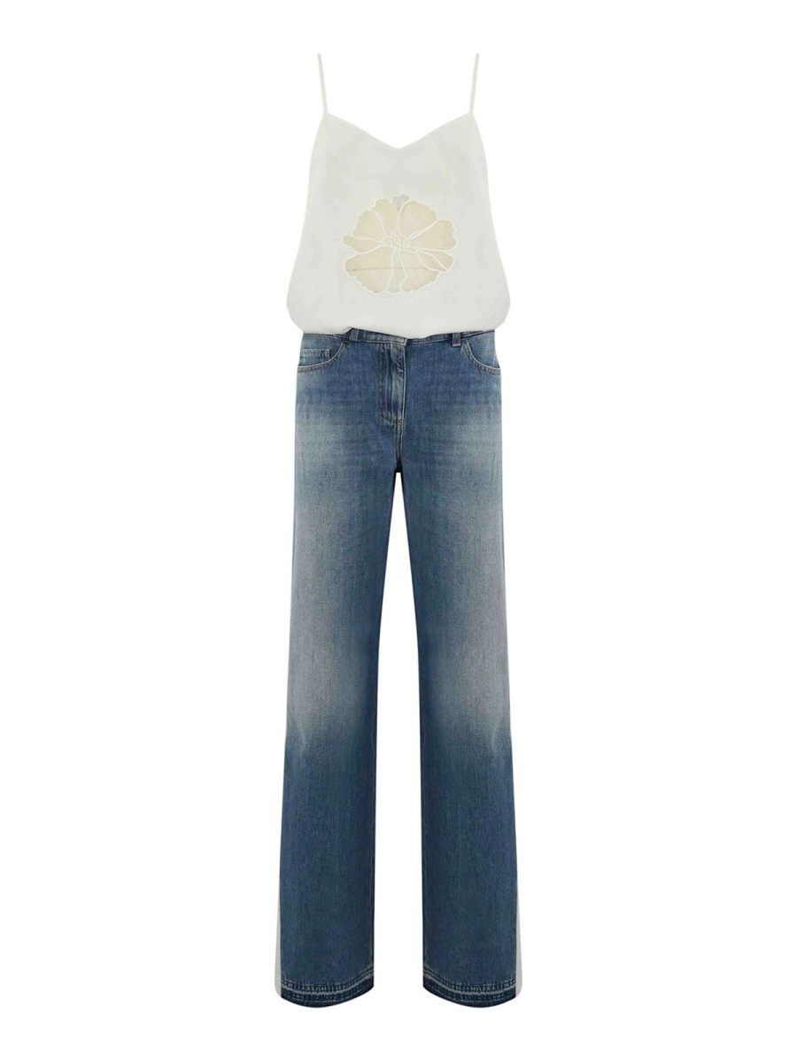 Elisabetta Franchi Combinaison - Bleu