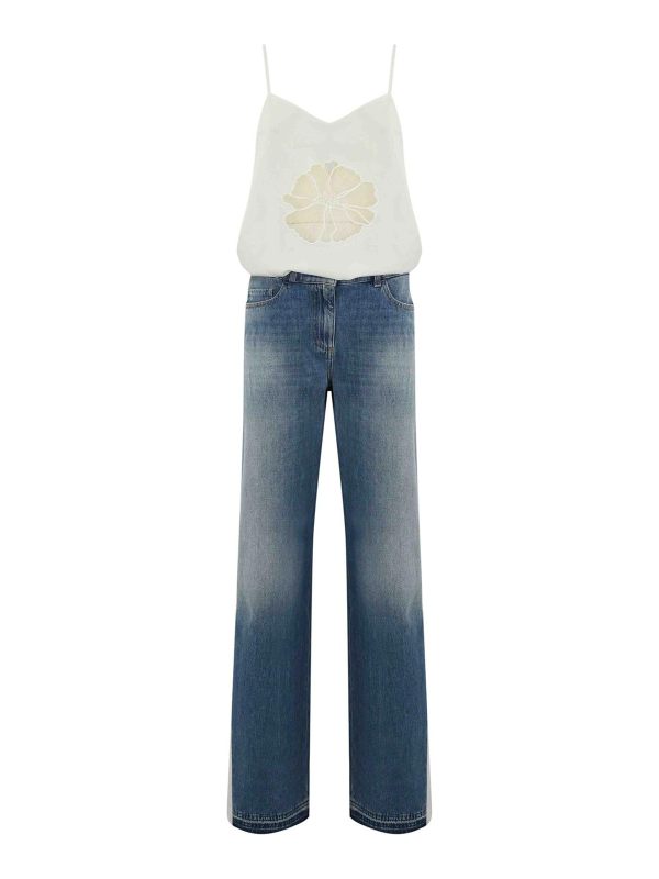 Elisabetta Franchi Combinaison - Bleu