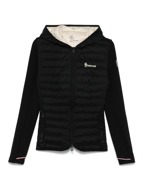 Moncler Grenoble Pull Col Rond - Noir