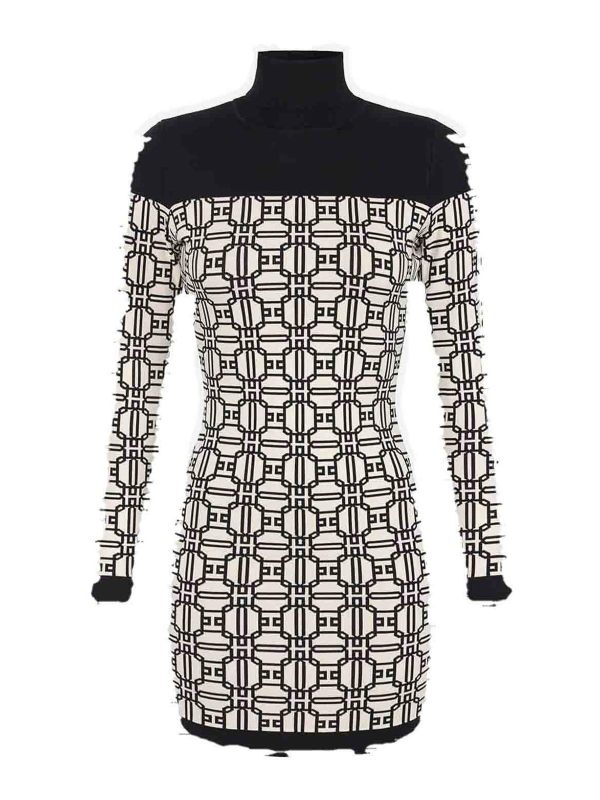 Elisabetta Franchi Robe Au Genou - Multicolore