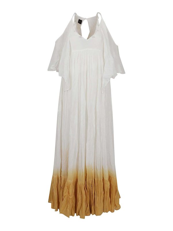Pinko Maxi Robe - Blanc