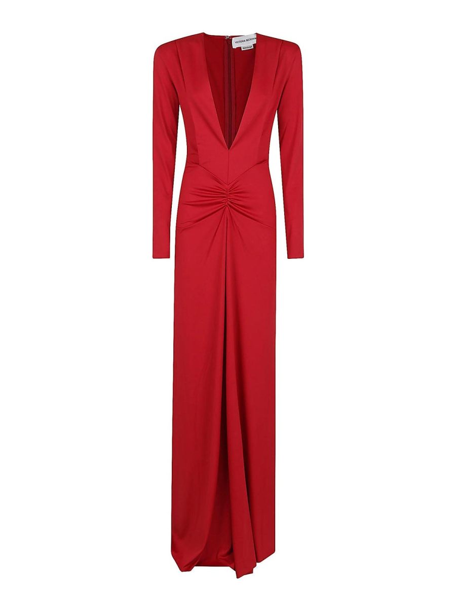Victoria Beckham Robe Au Genou - Rose