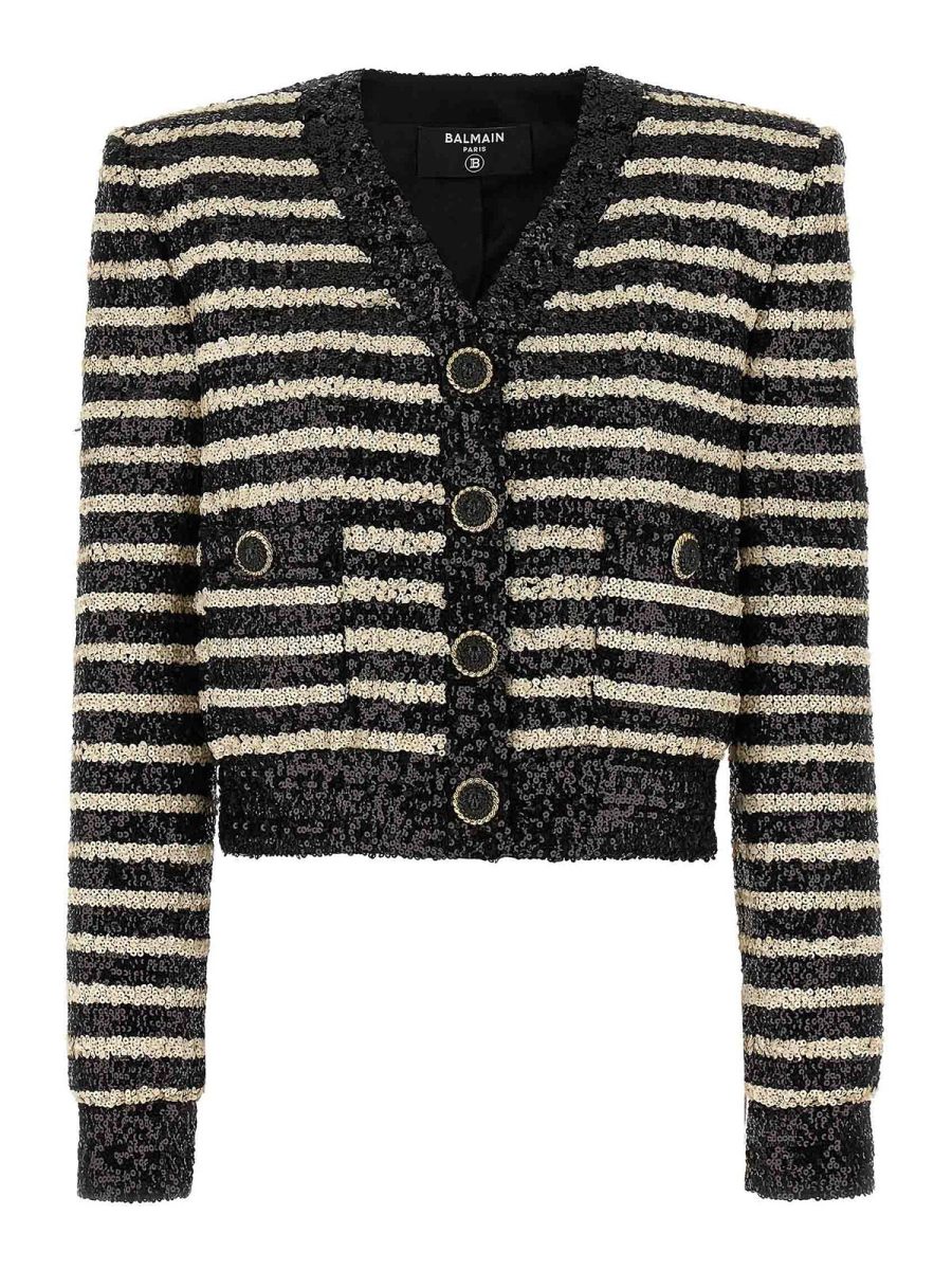 Balmain Veste Casual - Blanc