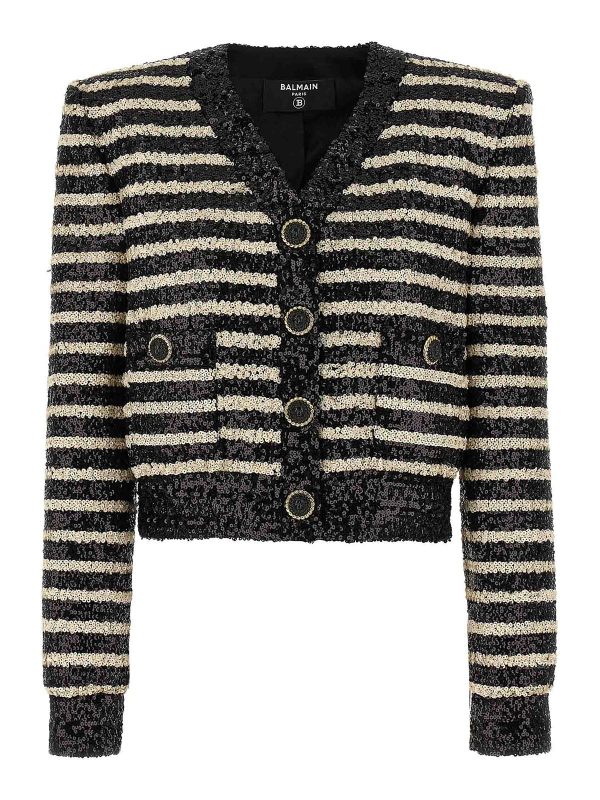 Balmain Veste Casual - Blanc