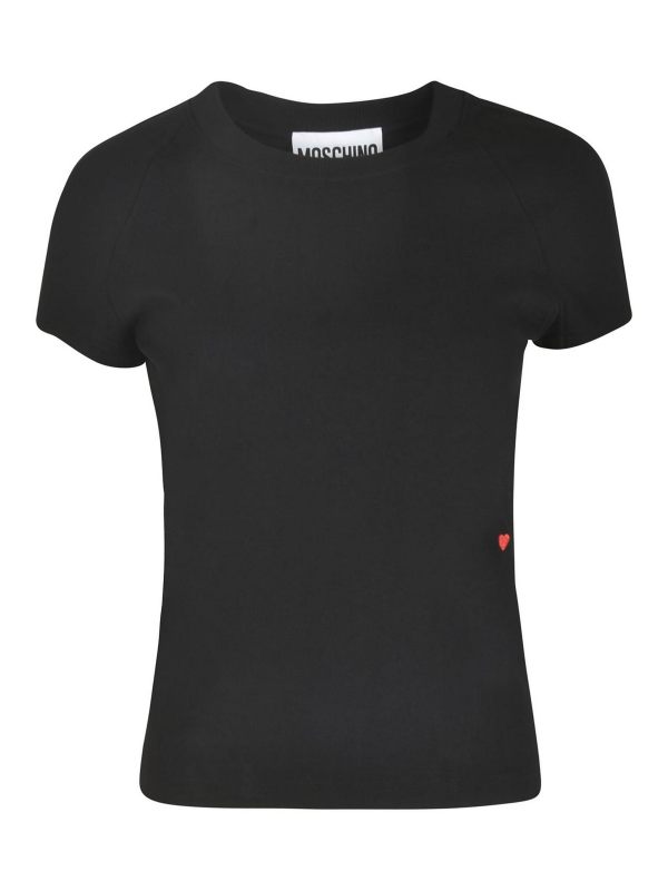 Moschino Pull Col Rond - Noir