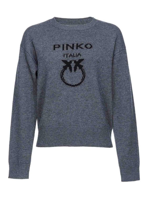 Pinko Pull Col Rond - Gris