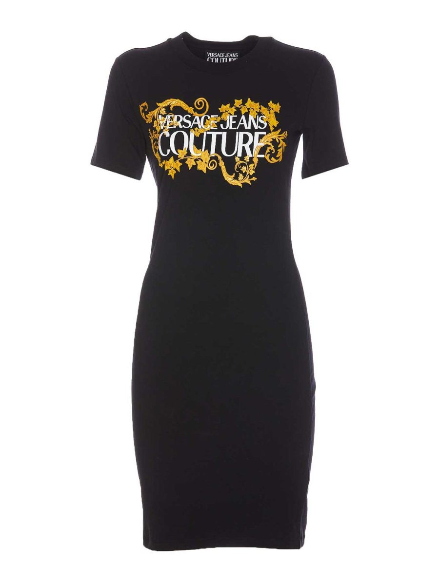 Versace Jeans Couture Robe Courte - Noir