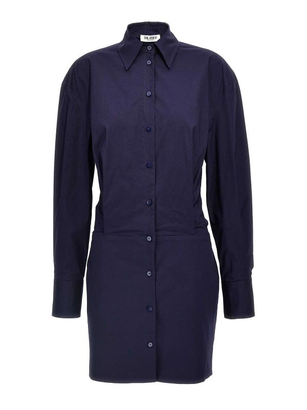 The Attico Robe Courte - Bleu