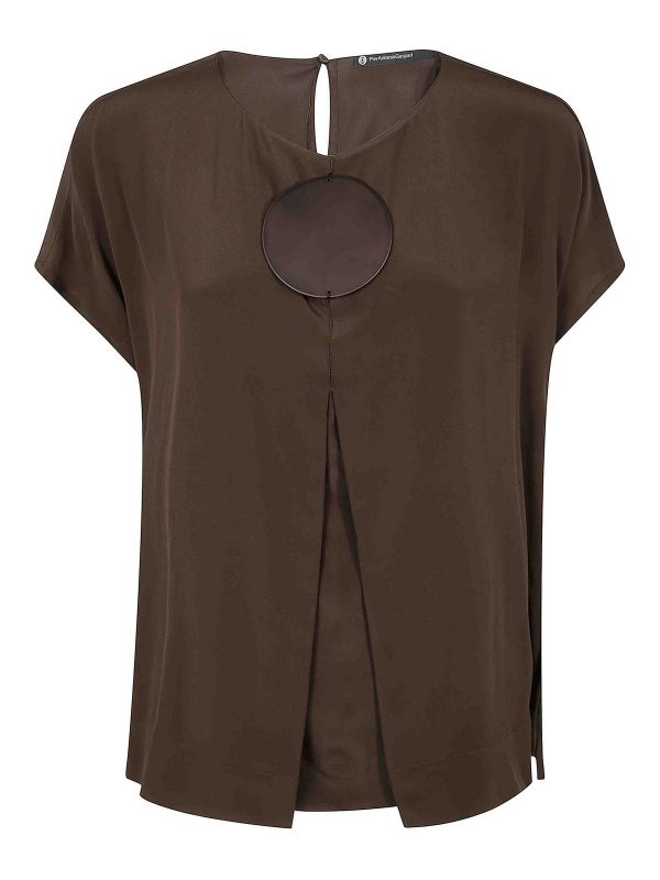 PierAntonio Gaspari Blouse - Marron