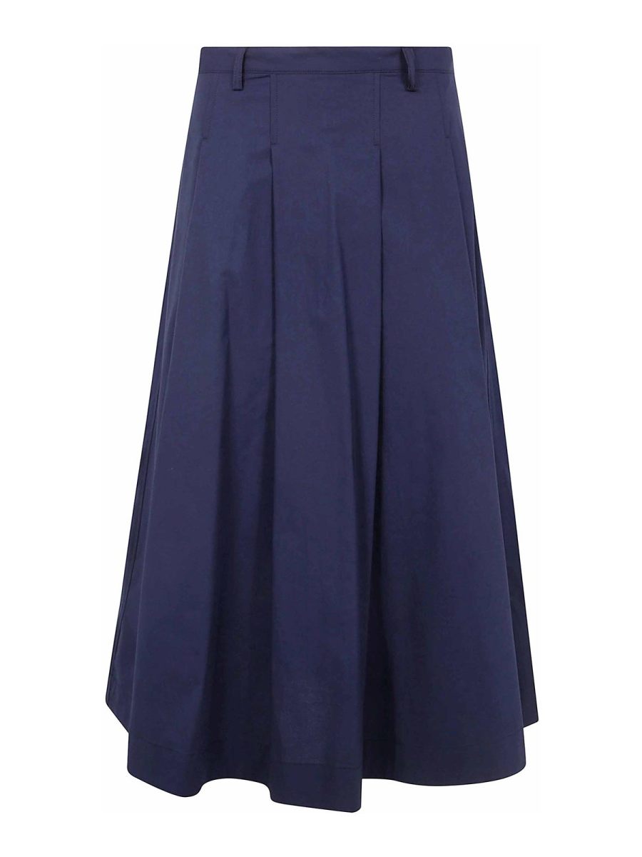Seventy Jupe Midi - Bleu