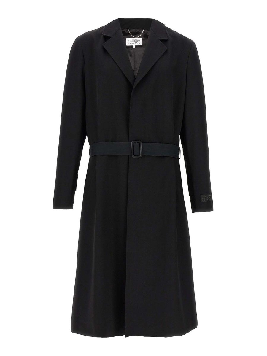 MM6 Maison Margiela Trench-Coat - Noir