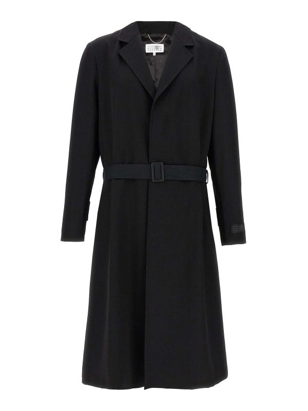 MM6 Maison Margiela Trench-Coat - Noir