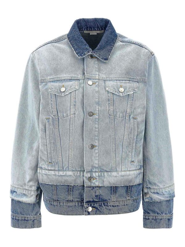 Stella Mccartney Veste En Jean - Bleu Clair