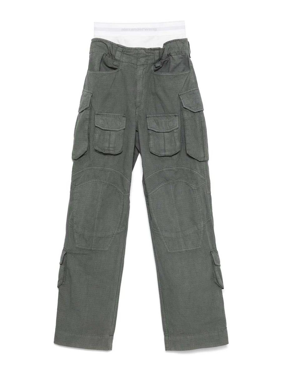 Alexander Wang Pantalons Décontractés - Vert