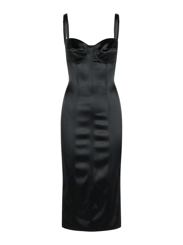 Dolce & Gabbana Robe Au Genou - Noir