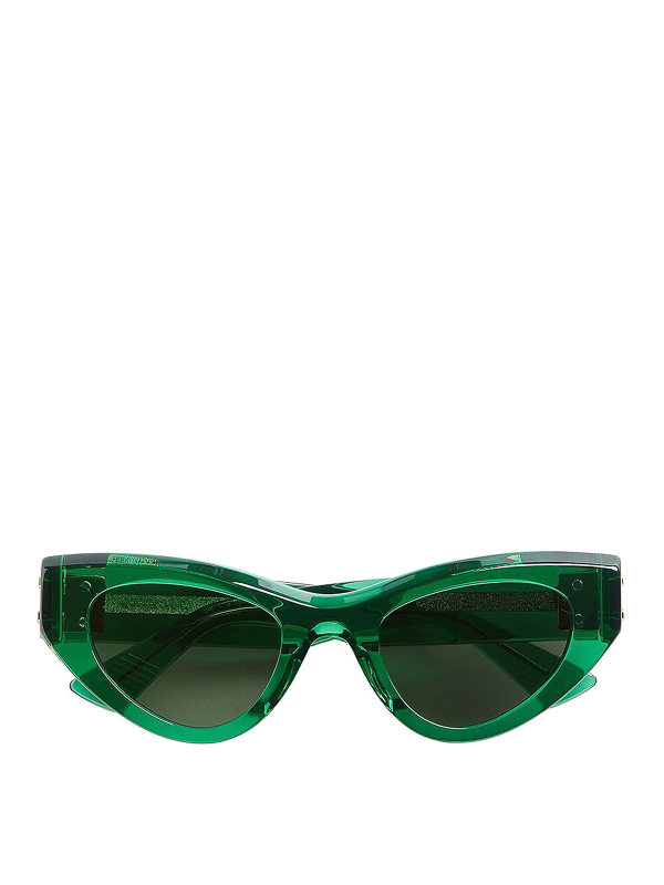 Bottega Veneta Lunettes De Soleil - Noir