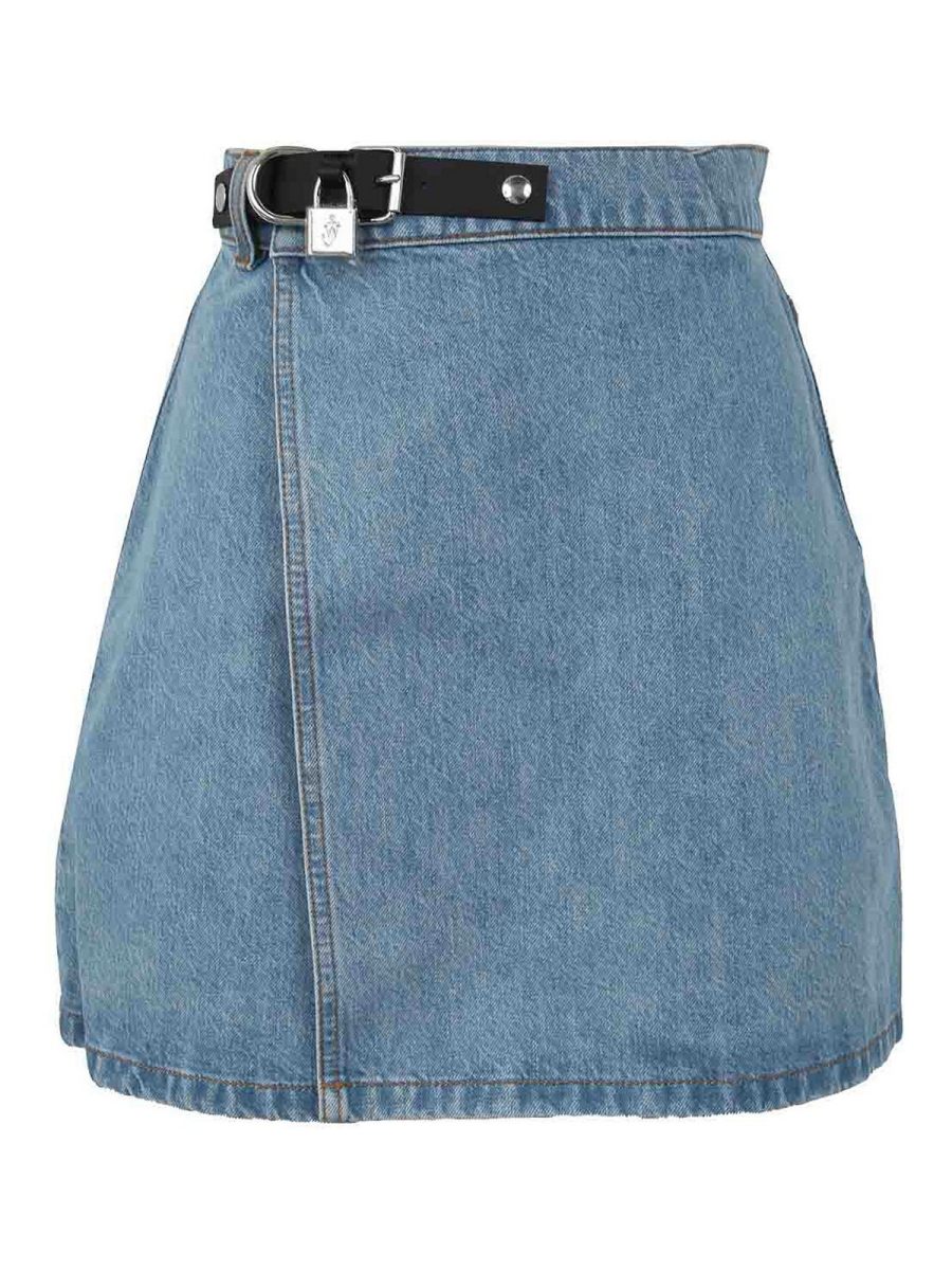 J. W. Anderson Mini Jupe - Bleu