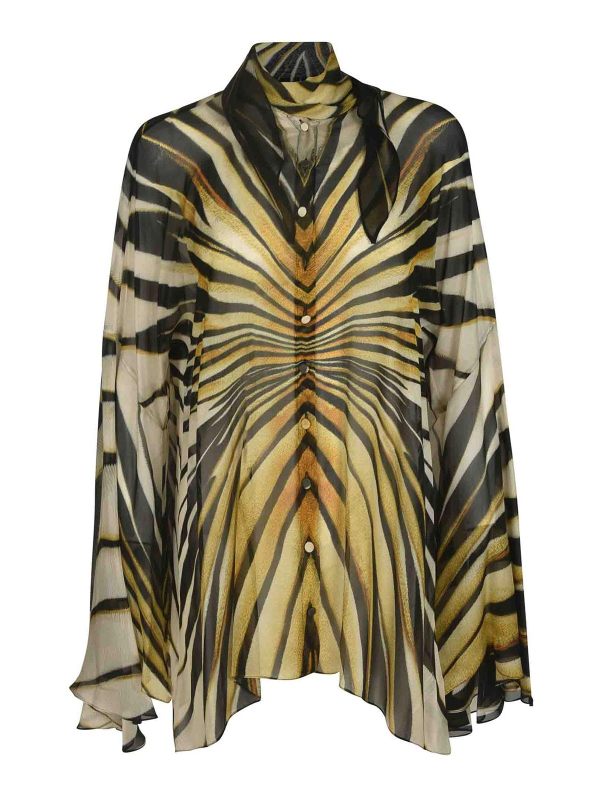 Roberto Cavalli Chemise - Jaune