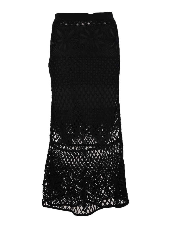 Pinko Jupe Midi - Noir