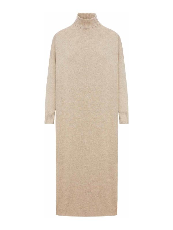 Brunello Cucinelli Robe Au Genou - Marron