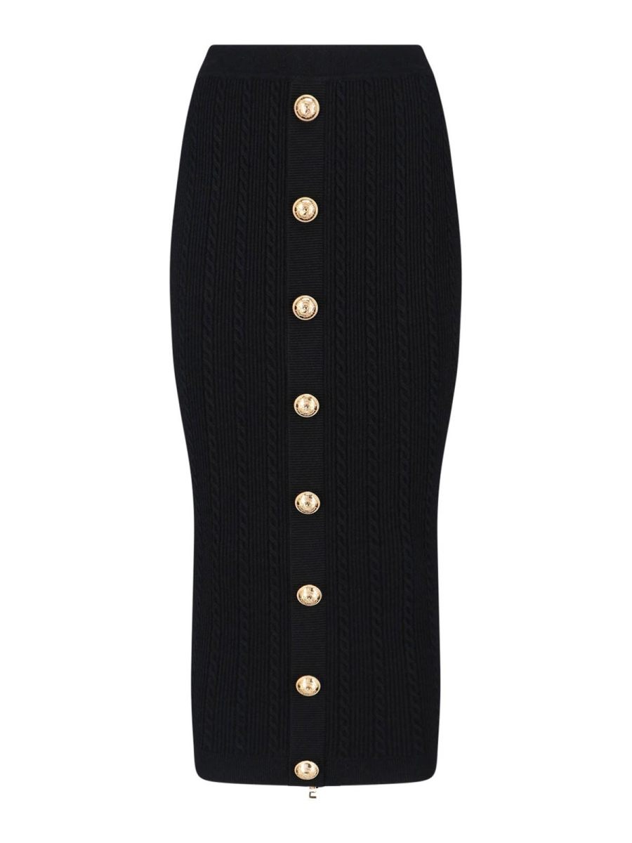 Balmain Pull Col Bateau - Noir