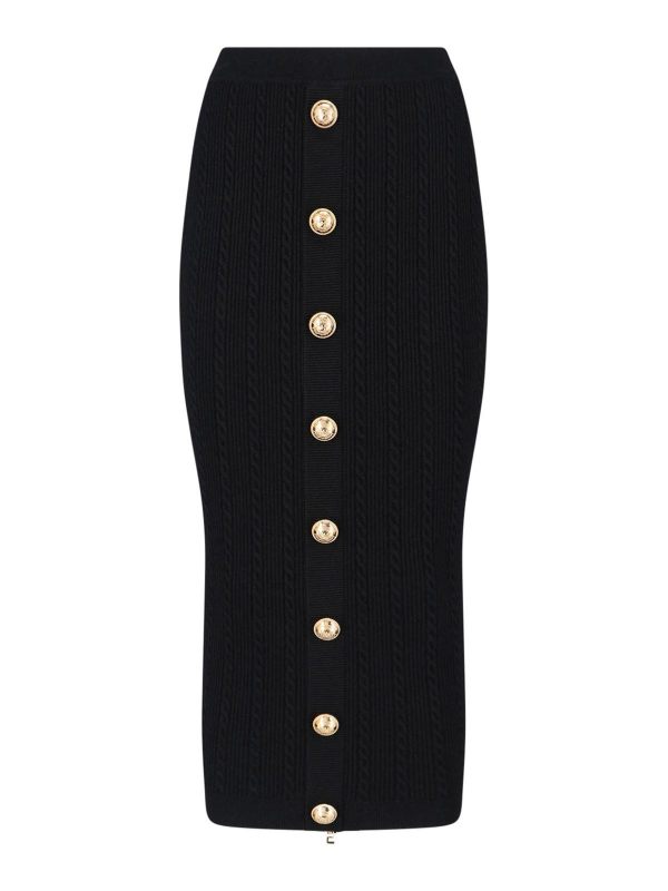 Balmain Pull Col Bateau - Noir