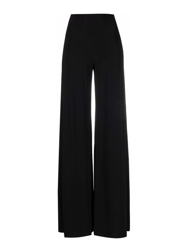 Norma Kamali Pantalons Décontractés - Noir