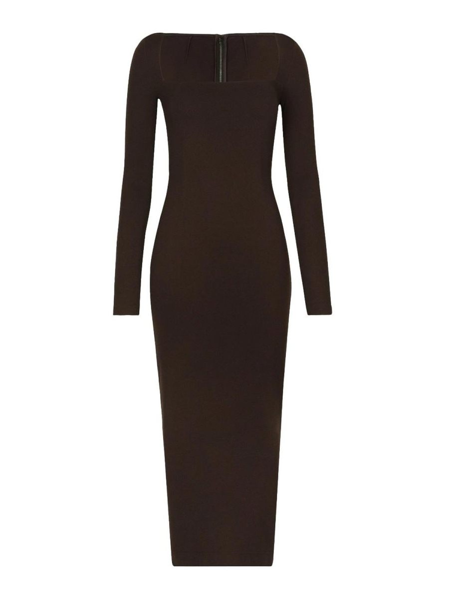 Dolce & Gabbana Robe Au Genou - Noir